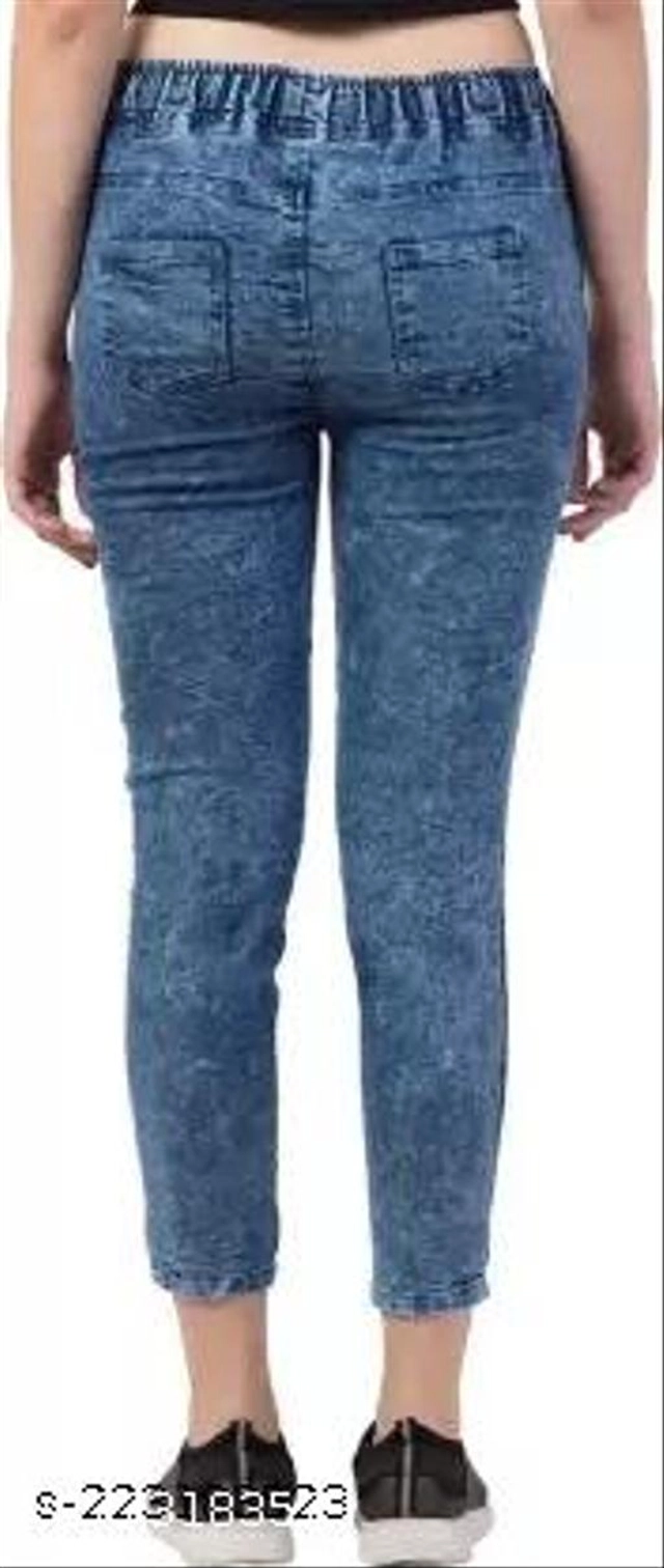 Denim Jeans for Girls (Blue, 10-11 Years)