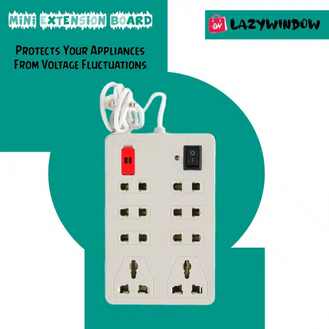 2 Pin 8+1 Extension Board (White)