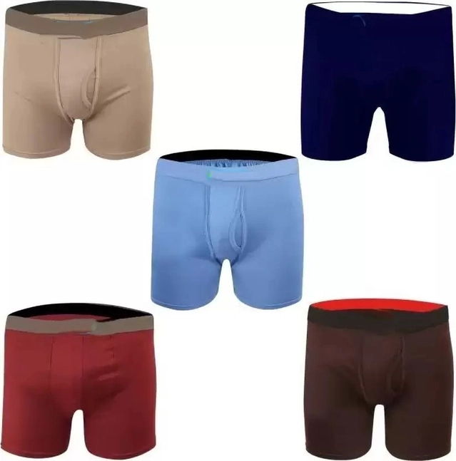 Cotton Trunks for Men (Multicolor, 85) (Pack of 5)