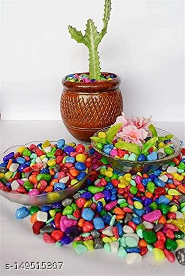 Decoration Pebbles Stones (Multicolor, 4000 g)