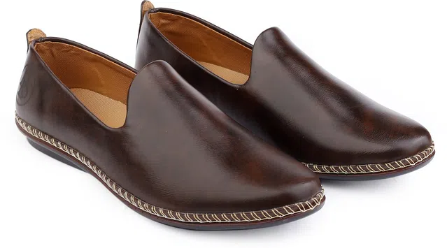 Loafers Shoes for Boys & Men (Brown, 6) (PRSD-2)