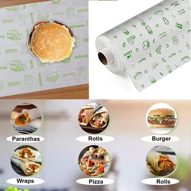 GOOD & MOORE Food Wrapping Butter Paper Roll (11 m, Pack of 2)