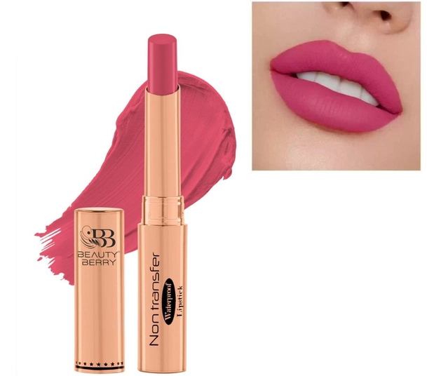 Beauty Berry Waterproof Long Lasting Absolute Lipstick (Rose Pink)