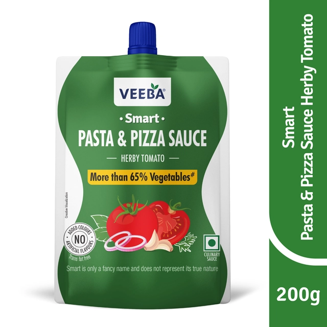 Veeba Smart Pasta & Pizza Sauce - Herby Tomato 200 g