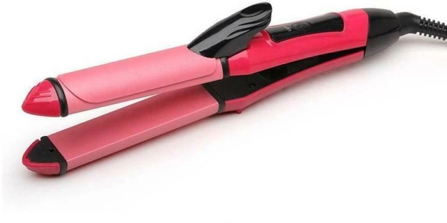 Ceramic Coating Hair Straightener and Curler 2 in 1 Hair Straightener Hair Straightener