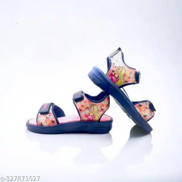 Sandals for Girls (Blue, 4-4.5 Years)