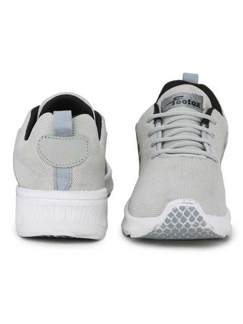 Footox Casual Men Casual Shoes (Grey, 11) (FF-35)