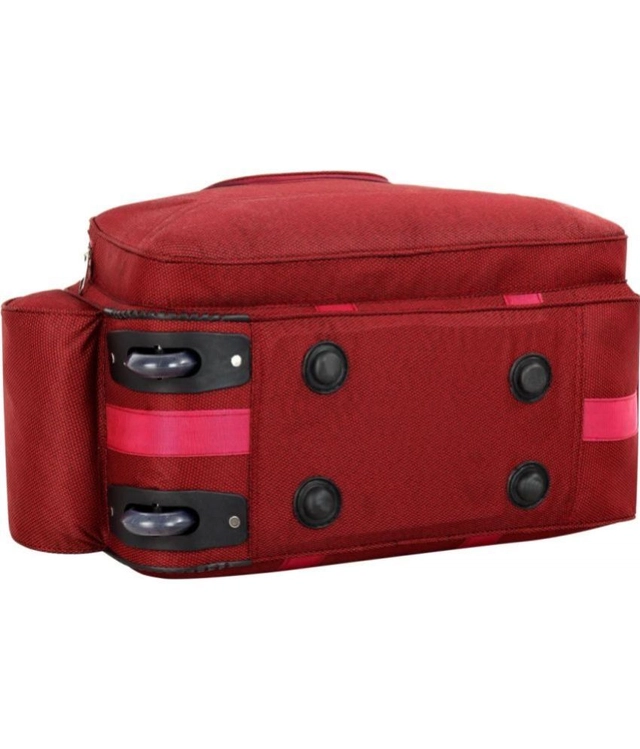 Polyester Solid Duffel Bag (Red, 60 L)