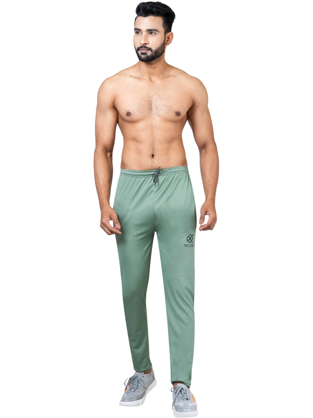 Polyester Solid Trackpant for Men (Sea Green, XS)