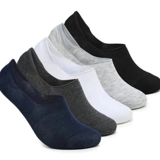 Cotton Solid Socks for Men (Multicolor, Pack of 3)