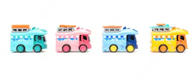 Station Wagon with Scooter Toy (Set of 2, Multicolor)