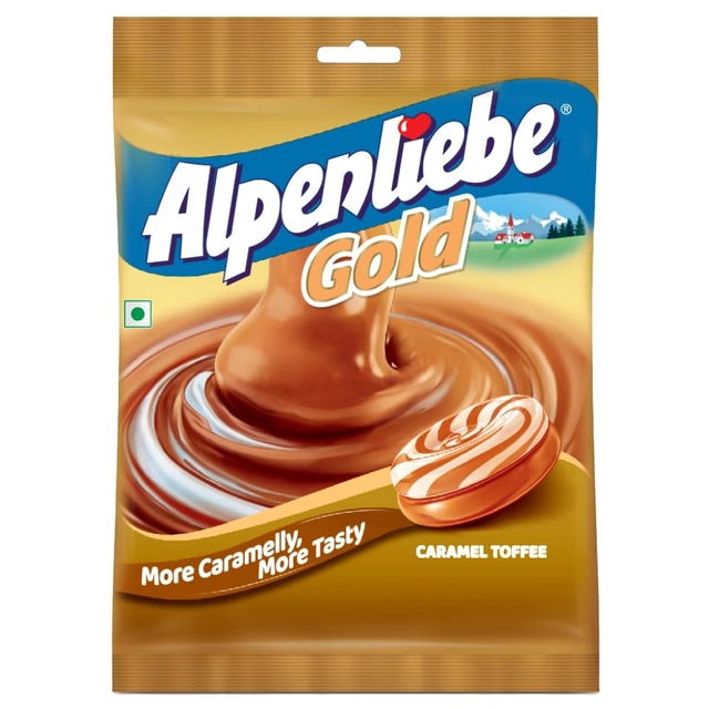 Alpenliebe गोल्ड रिच मिल्की कैरामल टॉफी 144 g