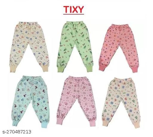 Cotton Pyjamas for Kids (Multicolor, 0-3 Months) (Pack of 6)