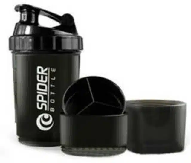 Gym Protein Shaker Bottle (Multicolor, 500 ml)