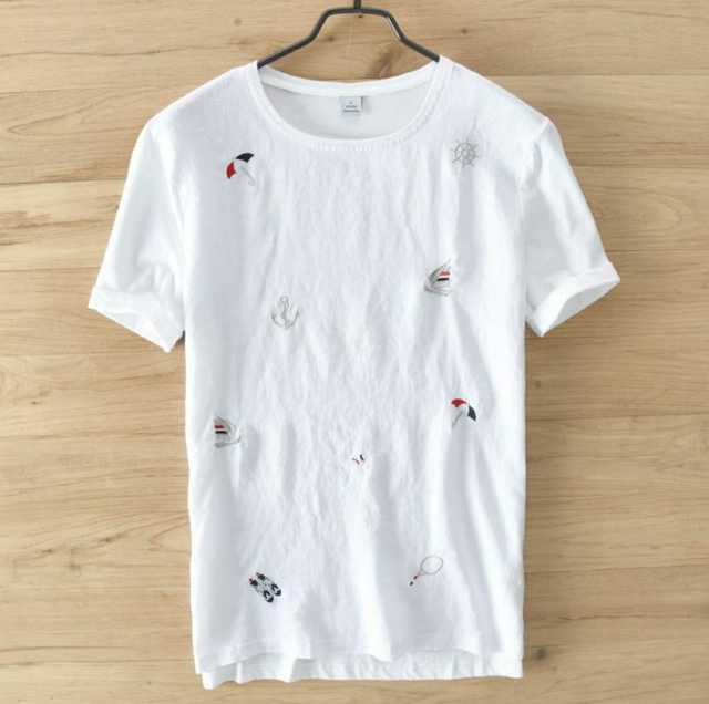 The Lugai Fashion Cotton T- shirt (White, M) (Pack of 1) (D1392)