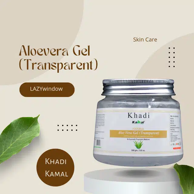 Khadi Kamal Herbal Aloevera Gel (Pack of 2)