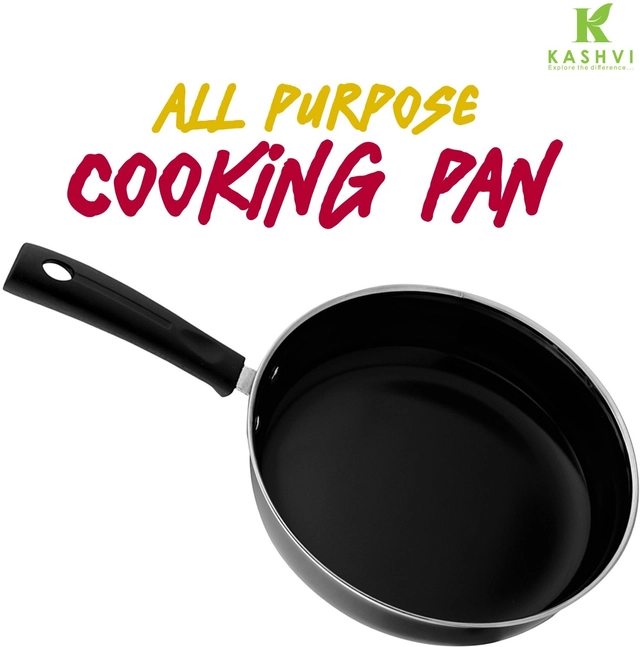 Cast Iron Frying Pan (Black, 26 cm)