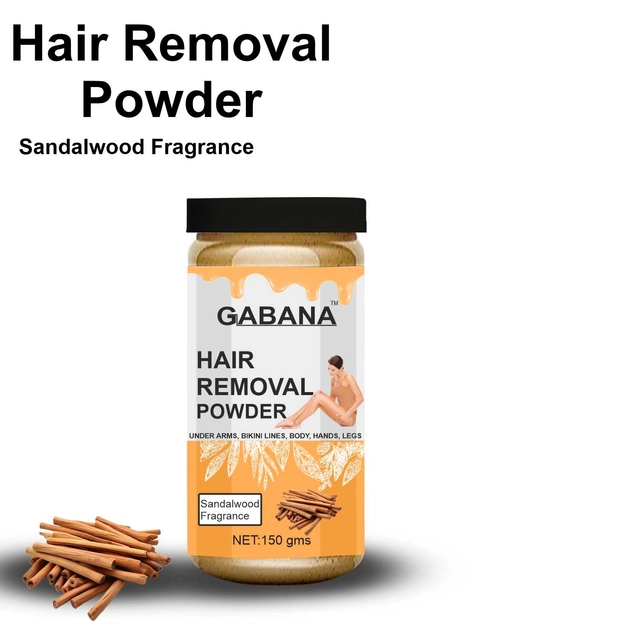 Gabana Sandalwood Fragrance Painless Hair Removal Powder (150 g)