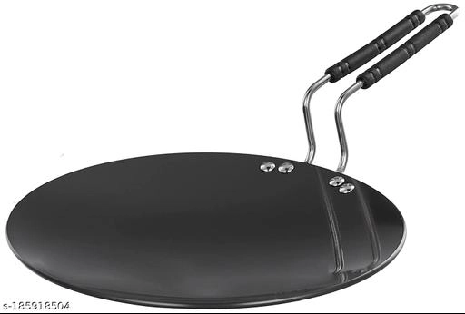 Cast Iron Tawa (Black)