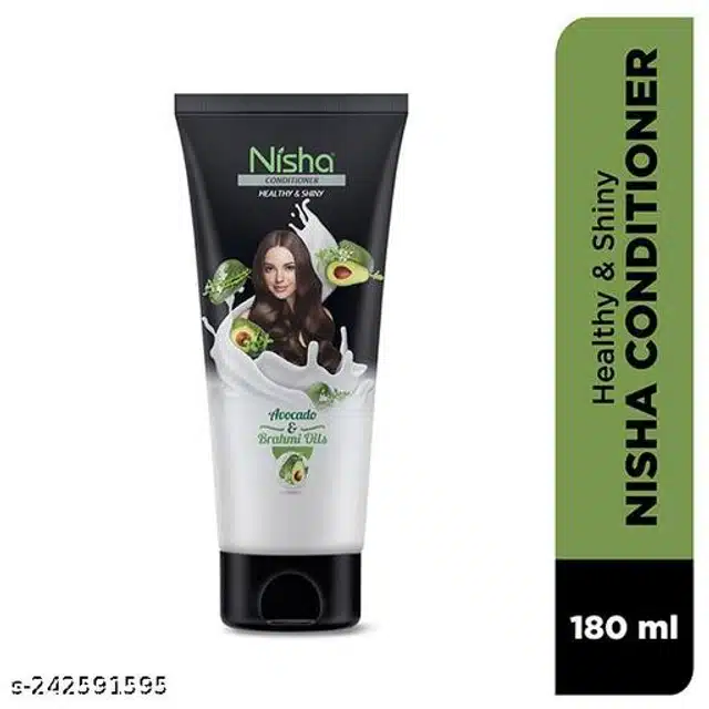 Nisha Avocado & Brahmi Oil Shampoo (180 ml) with Conditioner (180 ml) (Set of 2)