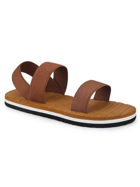 Men's Sandal (Brown, 10) (A-175)