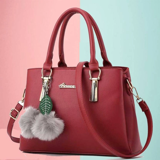 Beautiful Handbags For Girls and Ladies (Maroon)