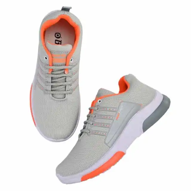 Birde Trendy Sports Shoes For Men (Grey, 10) (BRD-568)