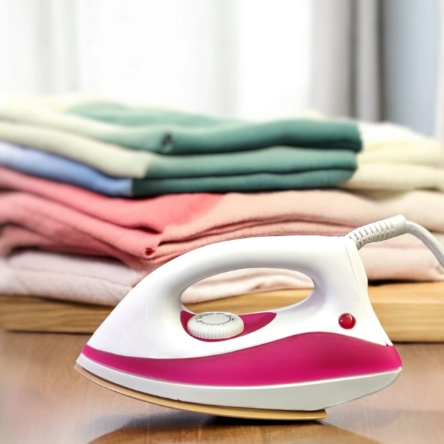 Nissan Home Appliances Sweety Light Weight Dry Iron (Pink & White, 1000 W)