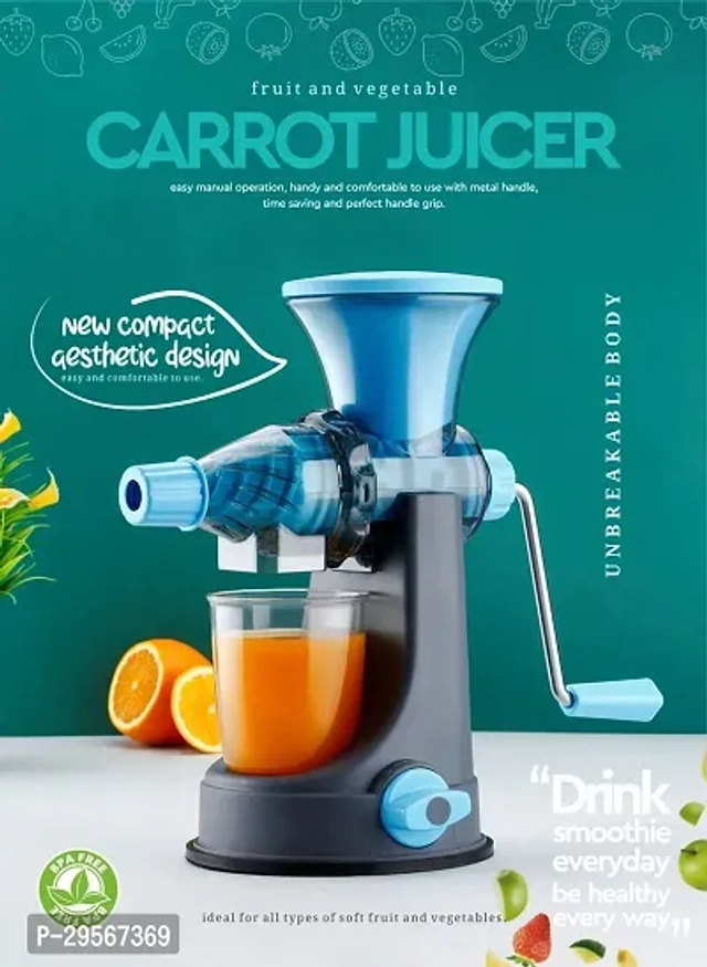 Manual Fruit Juicer (Blue)