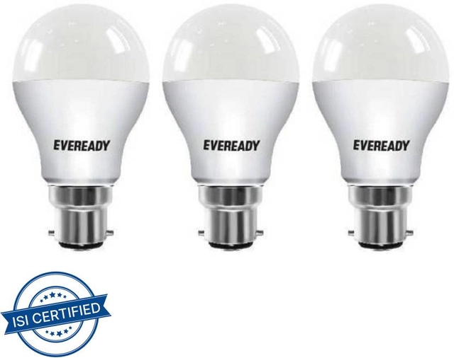 Eveready 9 W Standard B22 Led Bulb (White, Pack Of 3) As