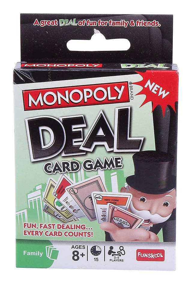 Monopoly 108 Pcs Deal Cards for Kids (Multicolor)