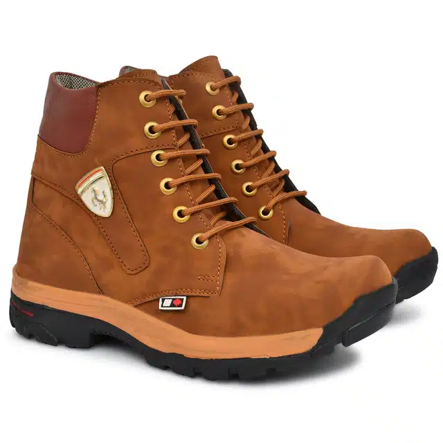 Boots for Men (Tan, 6)