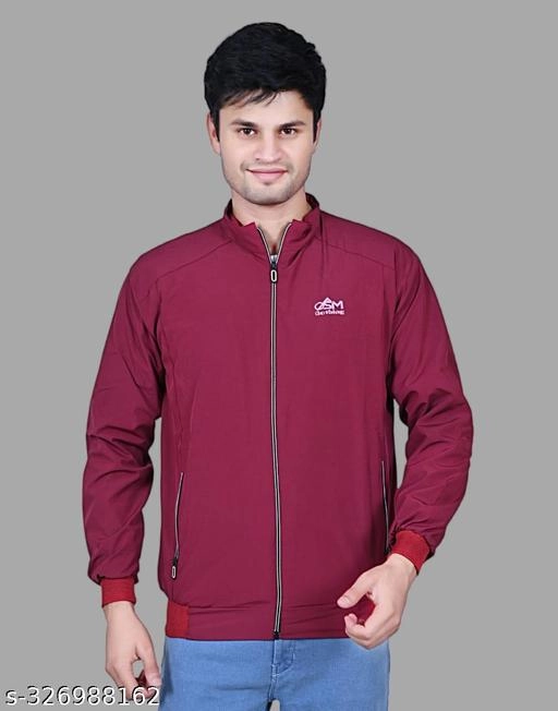 Jacket for Men (Maroon, M)