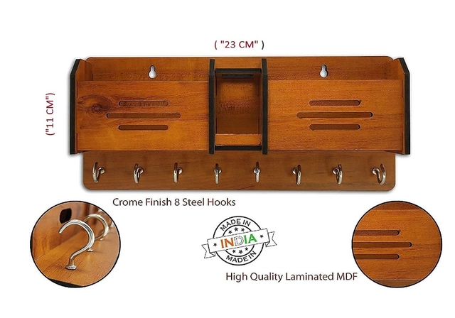 Wooden Key Holder (Brown)