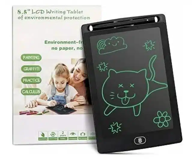 LCD Writing Tablet for Kids (Black, 8.5 Inches)