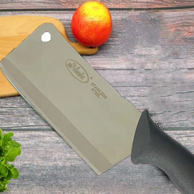 Stainless Steel Vegetable & Meat Cleaver Chopping Knife for Kitchen (Multicolor, 11 inches)