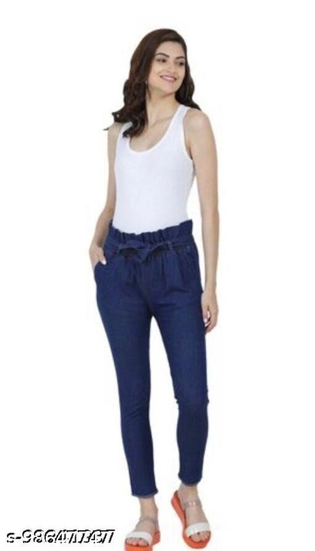 Denim Jeans for Women (Blue, 28)