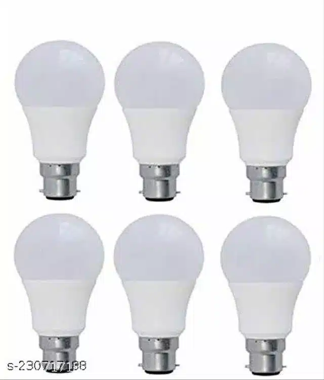 LED Cool Day Light Bulb (White, 9 W) (Pack of 6)