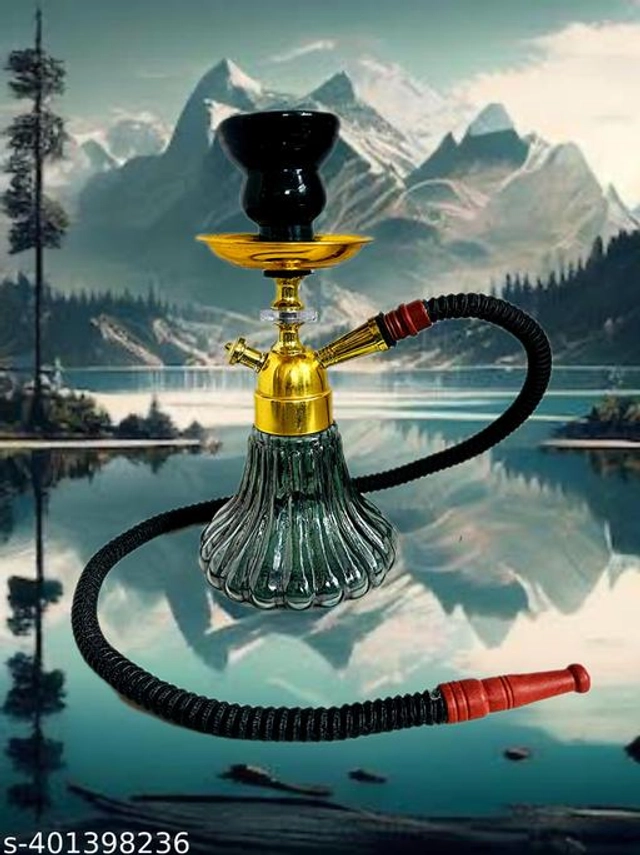 Aluminium Flavour Hookah Pot (Black & Red)