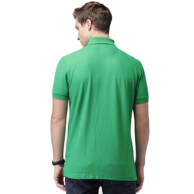 Galatea Cotton Blend Polo T-Shirt (Green, XXL) (AF-54)