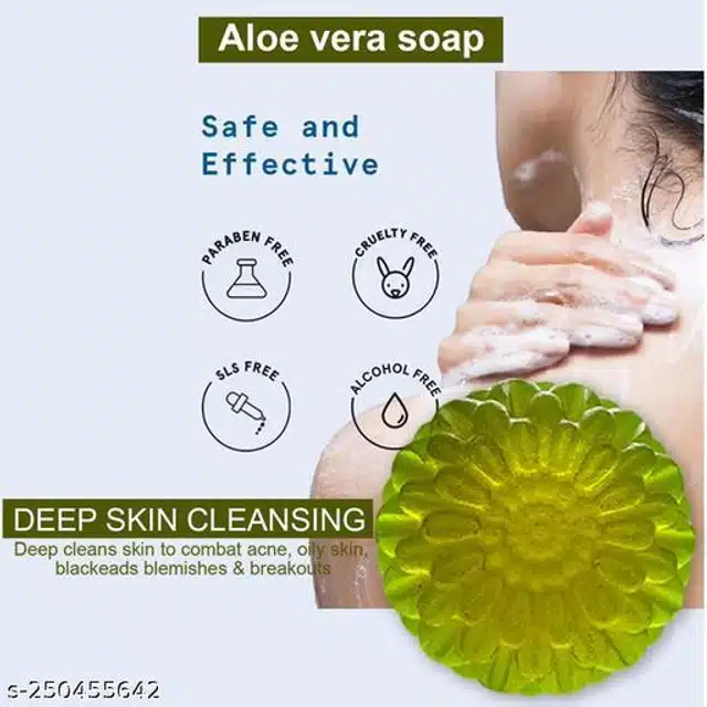 Aloevera Cucumber Bathing Soap (Pack of 2)