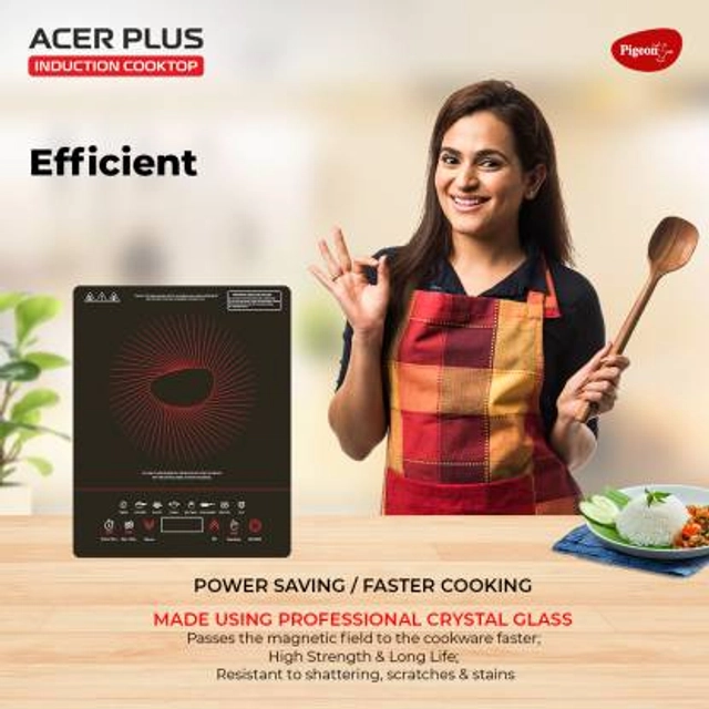 PIGEON Acer Plus Inducton Cooktop (1800 Watts, Pack of 1)