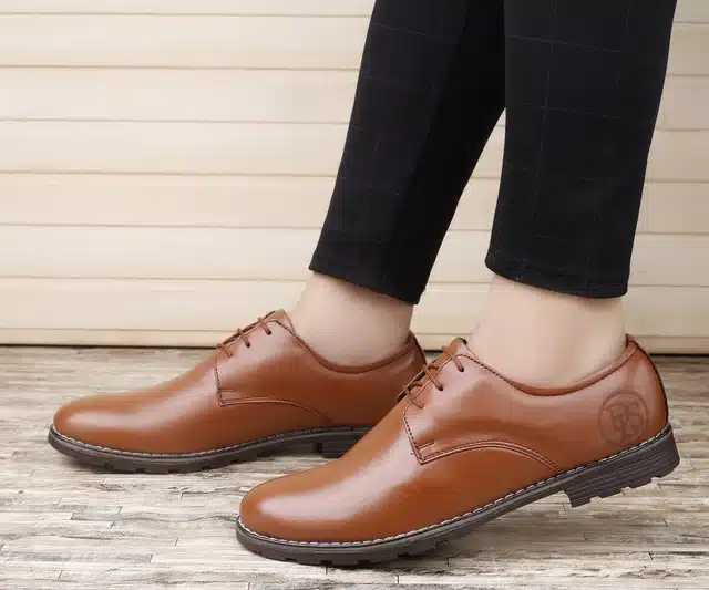 Formal Shoes For Men (Tan, 44)