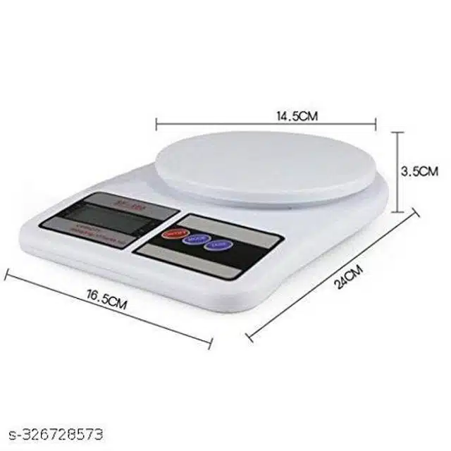 Electronic Weighing Machine (White)