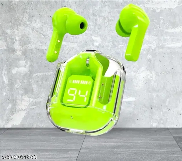 Wireless Bluetooth Earbuds with Charging Case (Green)