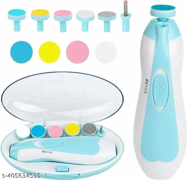 Plastic Nail Clippers for Baby (Sky Blue & White)