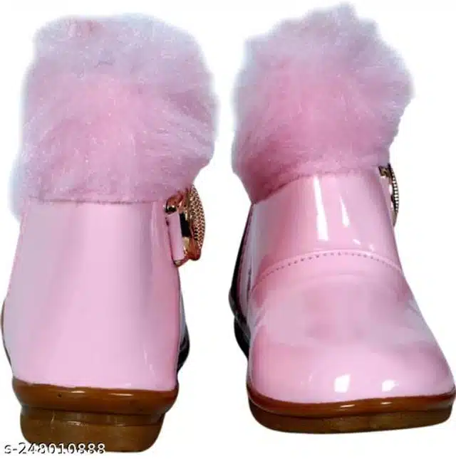 Boots for Girls (Pink, 18-21 Months)