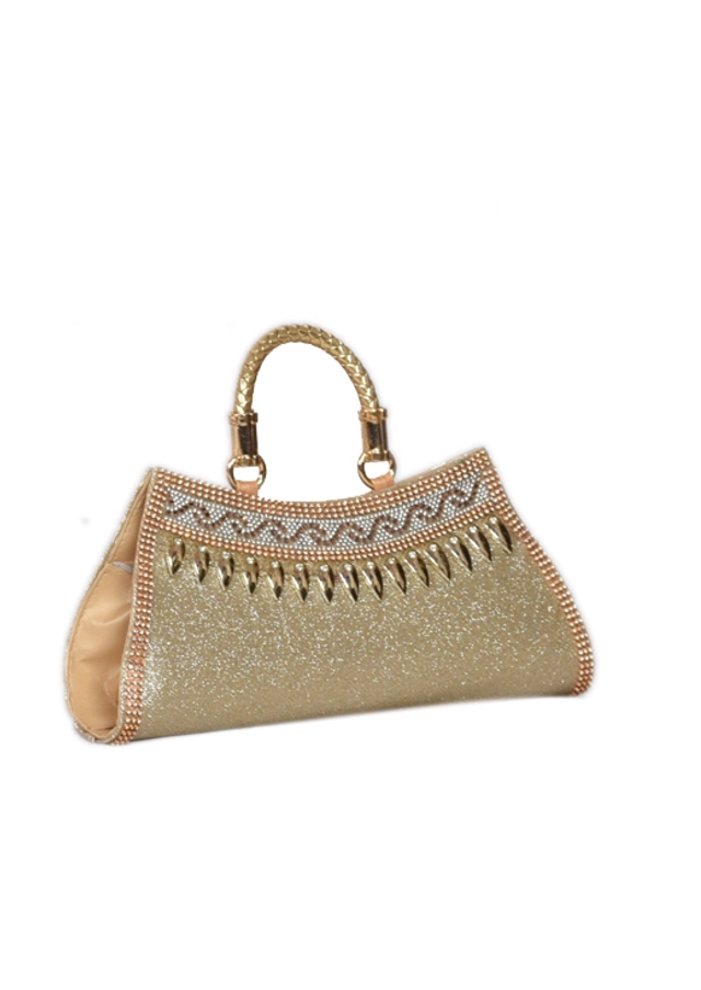Designer Handbag for Women (Gold)