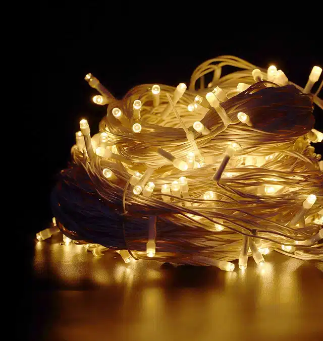 LED String Light for Festive Decoration (Gold, 15 m)