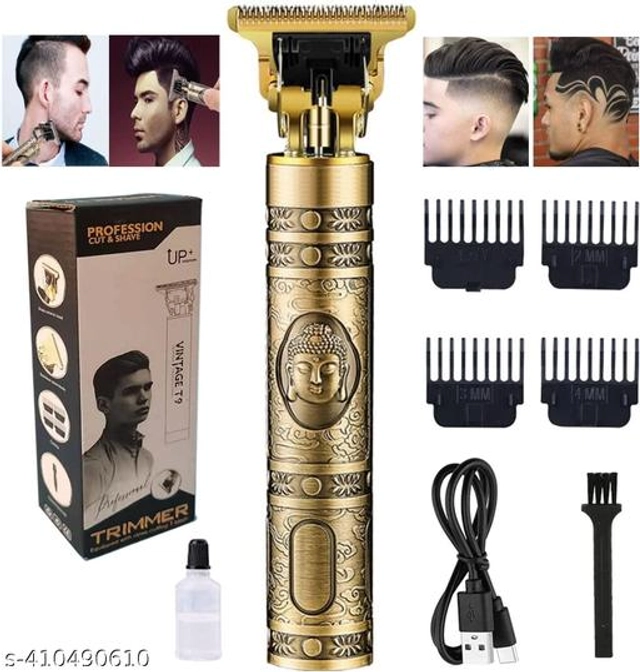 Metal Buddha Trimmer for Men (Gold)